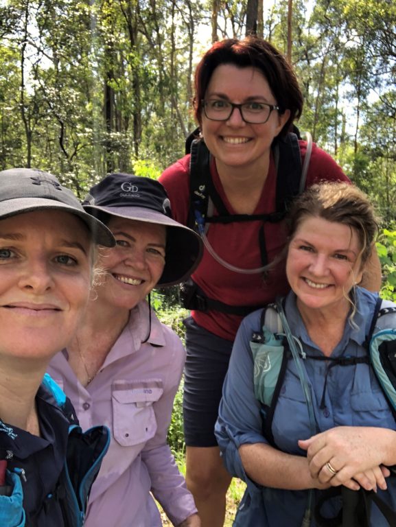 Sunday Hiking girls, Annie, Tricia, Michelle & Amanda