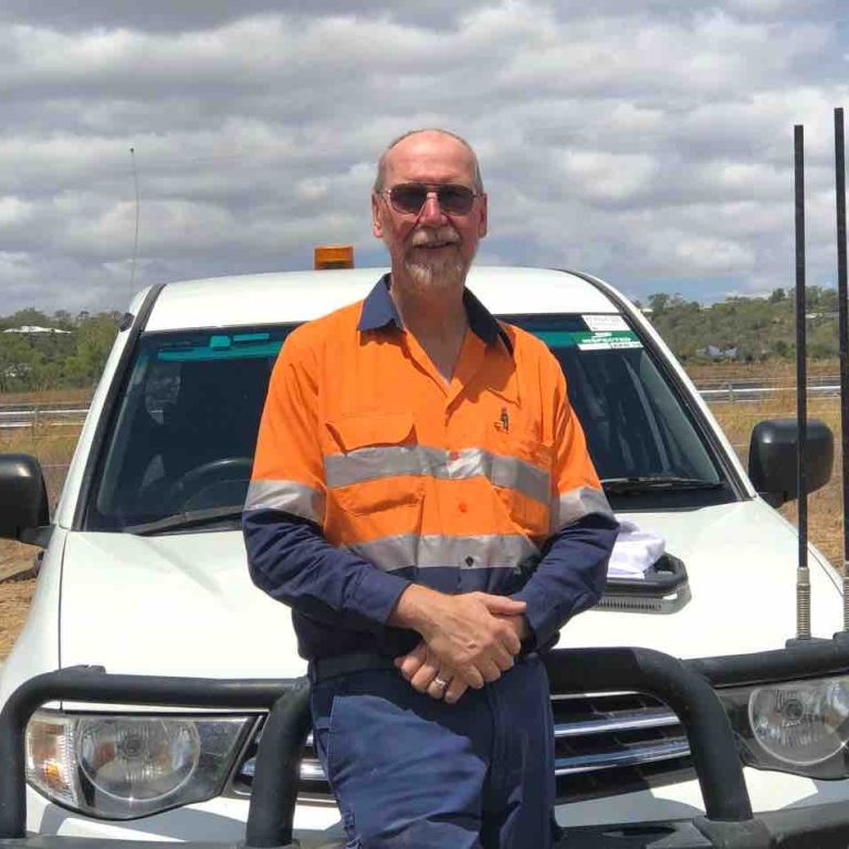 workman with his ute