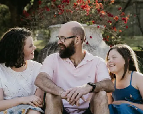 Randall smith with daughters