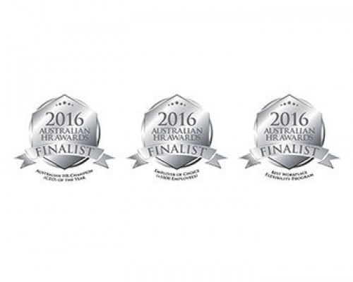 finalist badge for hr awards