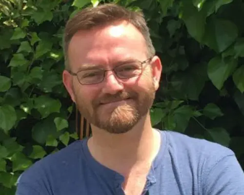 man with glasses
