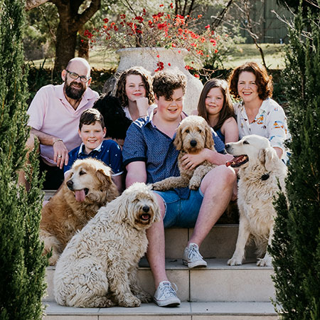 Tricia and Randall family
